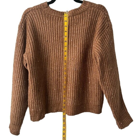 Copper Key Rust Chunky Crew Neck Soft Sweater (XL) - Picture 9 of 13